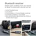 MEE audio BTR Bluetooth Wireless Audio Receiver Adapter with Cinemaear Audio Enhancement Technology