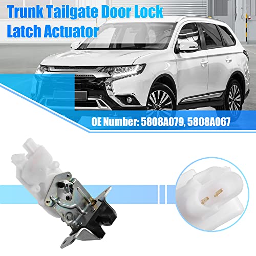 X AUTOHAUX Trunk Latch Lock Actuator 5808A079 for Mitsubishi Outlander 06-21 Engine Tailgate Door Latch Lock Actuator Motor by X AUTOHAUX - Image 2