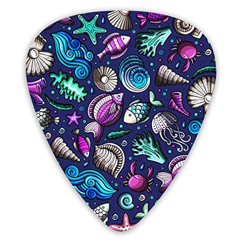 Médiators de guitare Cool Ocean Animal Premium Médiators pour guitare électrique et guitares basses avec trois tailles… - Les Beatles, Paul McCartney, John Lennon, RIngo Starr, George Harrison Médiators de guitare Cool Ocean Animal Premium Médiators pour guitare électrique et guitares basses avec trois tailles…