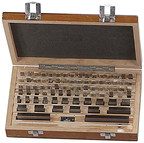 Fowler 53-671-050-0, 103 Piece Rectangular Steel Metric Gage Block Set