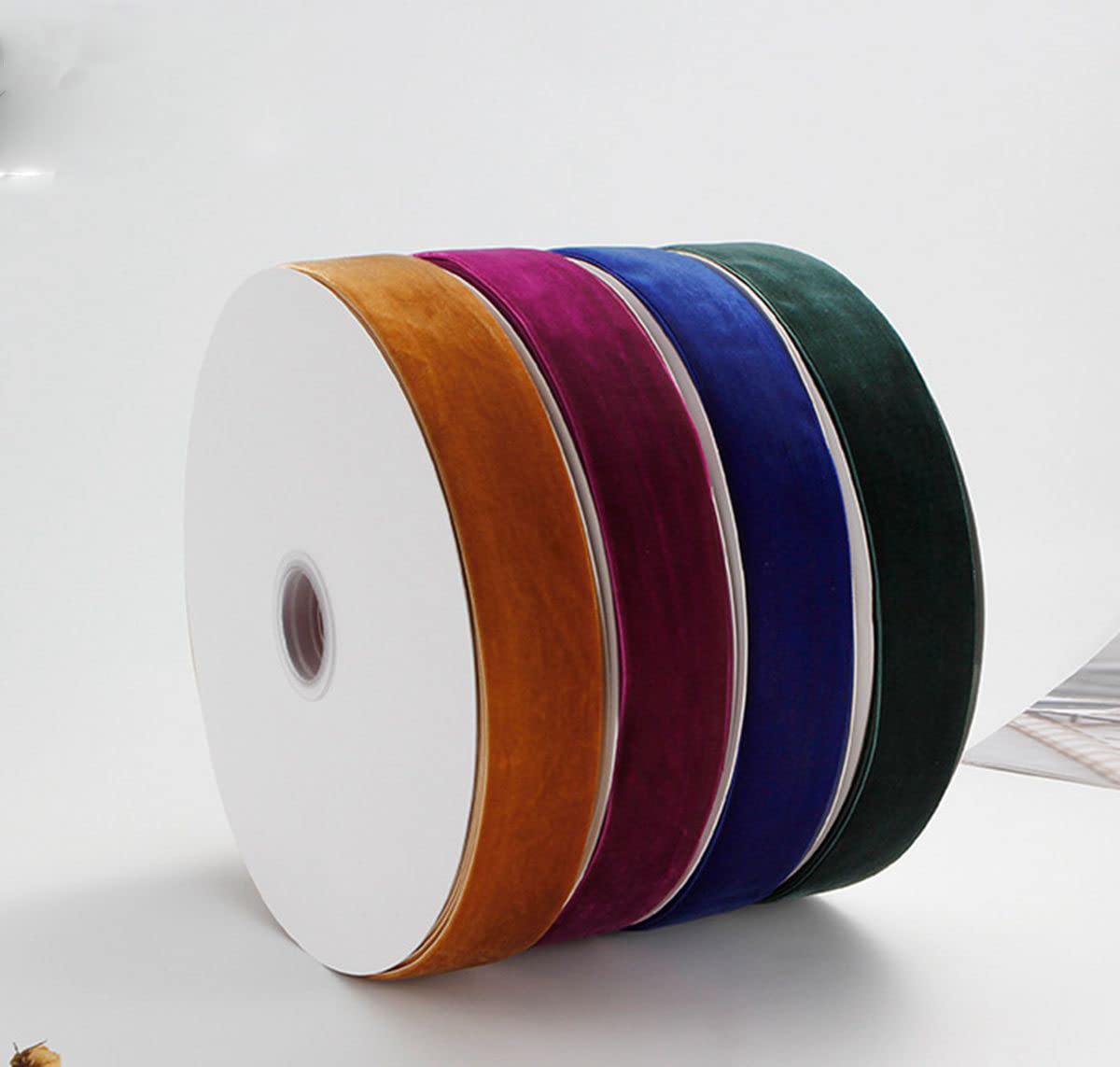 Nastro Di Velluto Per Decorazioni - 10 Metri, Larghezze 2.5 Cm O 3.8 Cm, Ideale Per Regali E Fai Da Te