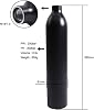 TUXING 4500Psi PCP Paintball Tank 0.5L 4500psi CE Approved Aluminum Cylinder Paintball Regulator with Valve Regulator Gauge Output Pressure:2200psi-M18*1.5