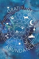 Gratitude Abundance Journal: A journal to cultivate gratitude, abundance and a deeper understanding of the law of attraction 1713293986 Book Cover