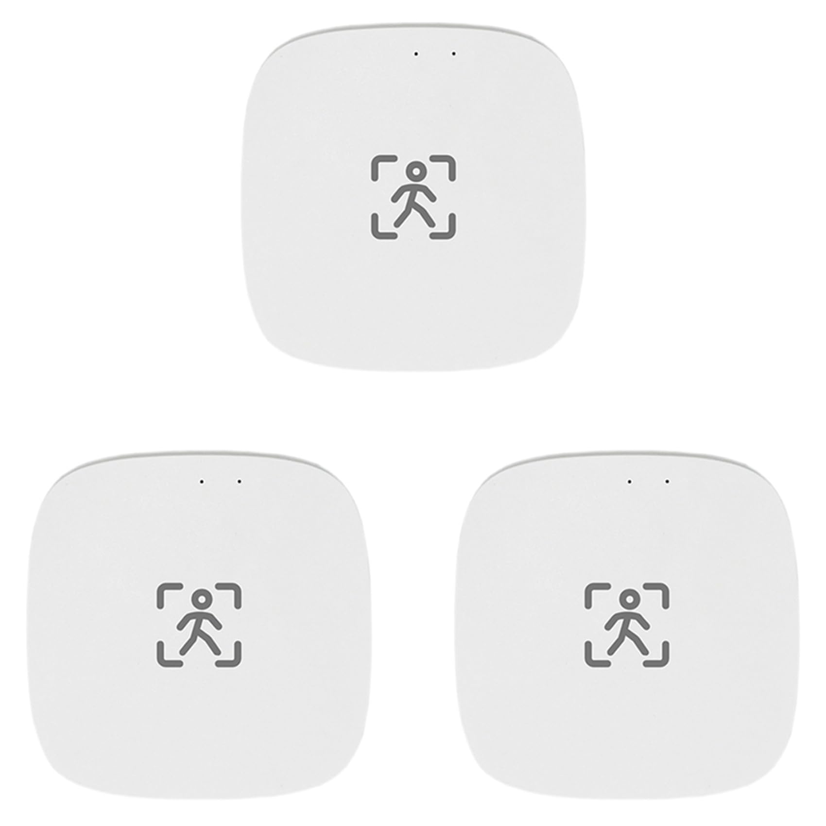3X Sensor de Movimiento de Presencia ZigBee con Detección de Luminancia/Distancia 5/110/220V Tuya Smart Life Automatización del Hogar