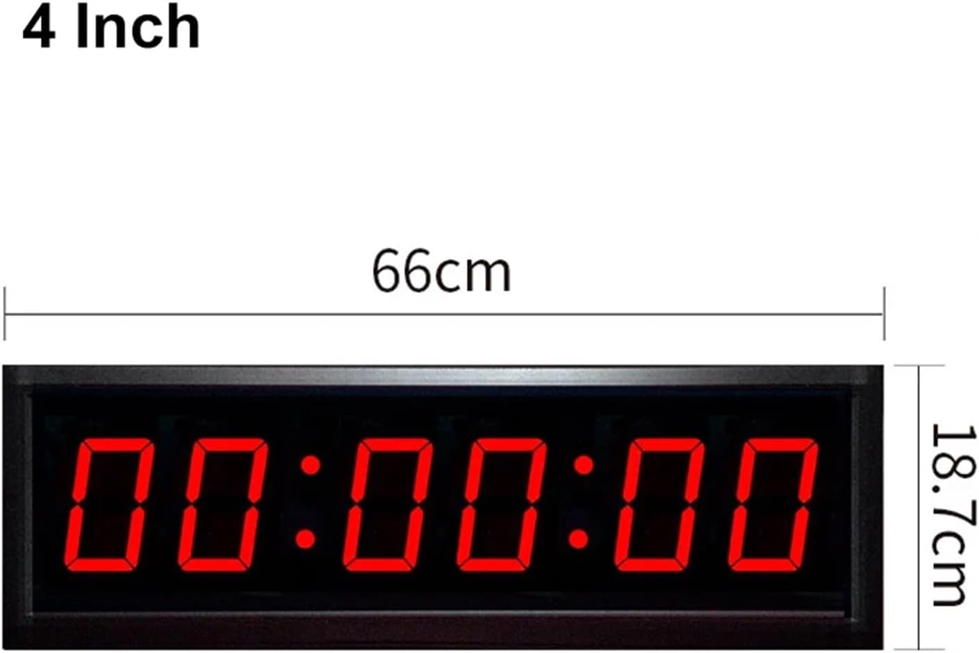 デジタル壁掛け目覚まし時計、リモコン付き、4インチ、6桁Hh: mm: Ss(4inch) デジタル壁掛け目覚まし時計、リモコン付き、4インチ、6桁Hh:  mm: Ss(4inch) デジタル時計 時計 壁掛け デジタル 13インチ 置き時計 壁掛け時計 大型 掛け時計 目覚まし時計 ライト 静か ...