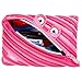 ZIPIT Wildlings Large Pencil Case for Girls, Cute Zipper Pouch for Kids and Teens, Stationery Bag for School ,Pink
