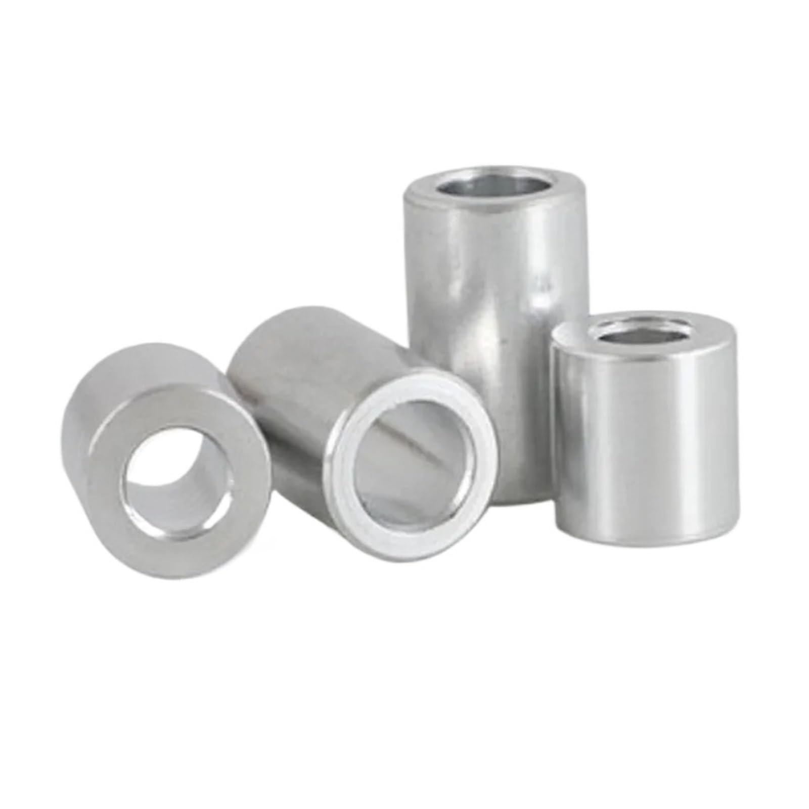 Distanziali in alluminio, 5-20 pezzi, boccola in alluminio, guarnizione M3-M10 piatta Wa (altezza 4 mm, M10, 5 pezzi)