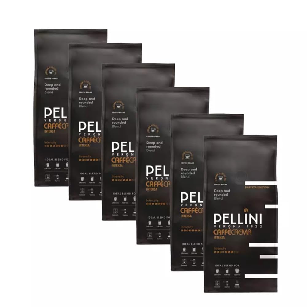 Pellini Caffè Crema Intensa in grani 1 kg x 6