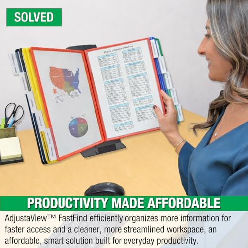 Ultimate Office FASTFIND 10-Pocket Desk Reference Display Organizer, Colors by Ultimate Office - Image 3