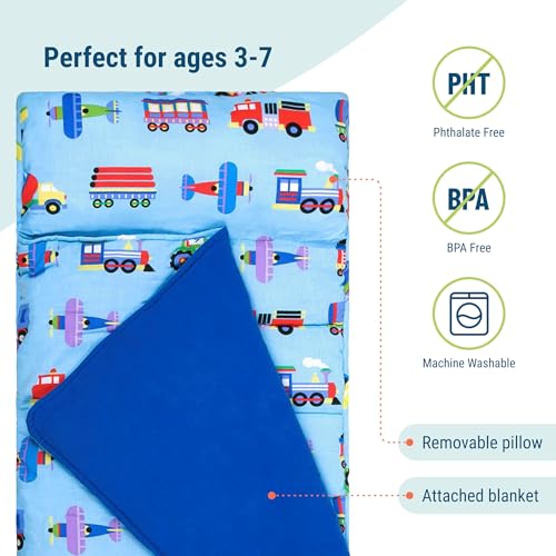 Wildkin 28079 Original Nap Mat With Reusable Pillow thumb #2