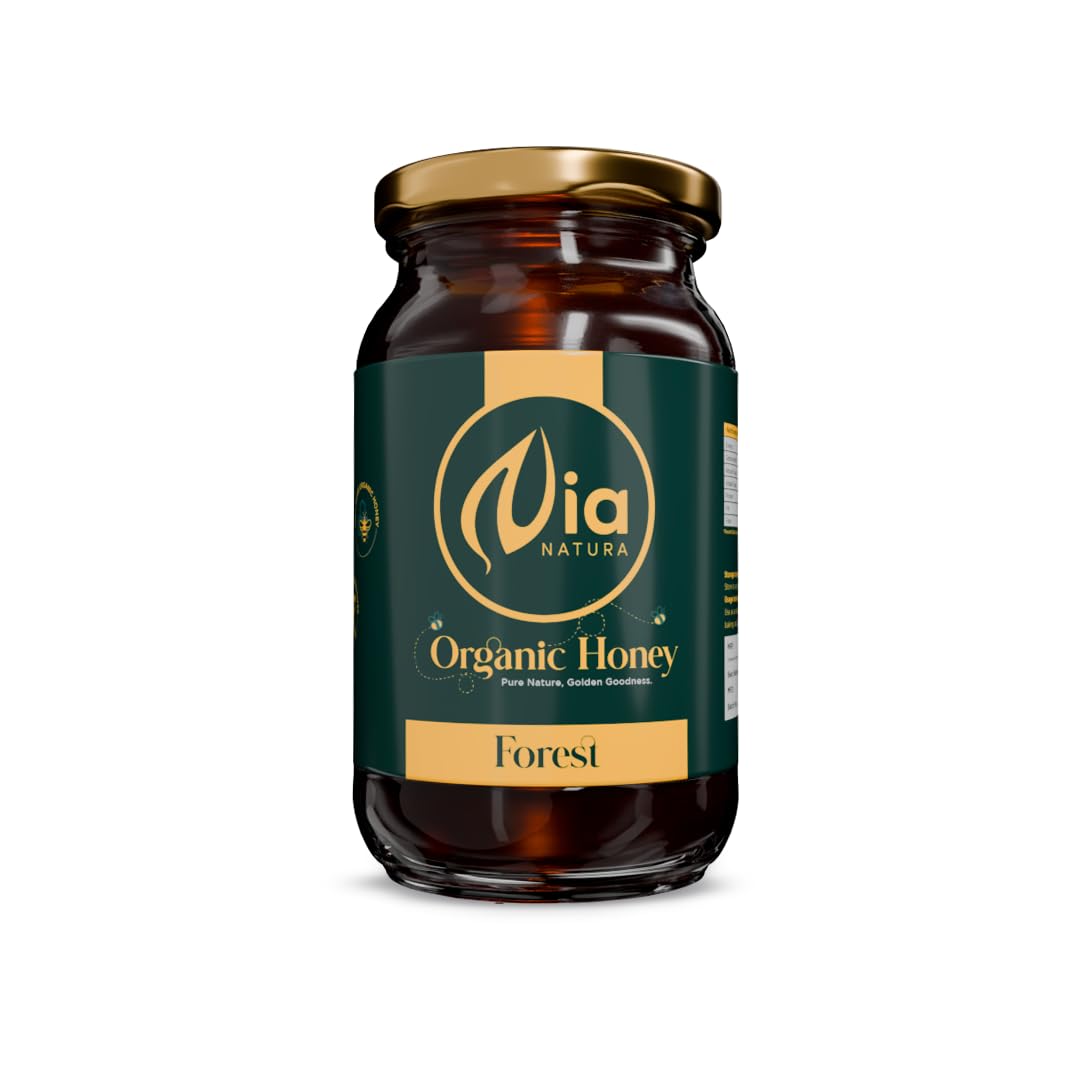 Nia Natura 100% Pure Organic Honey Forest 500g | Unprocessed, Raw, Without Sugar | Forest
