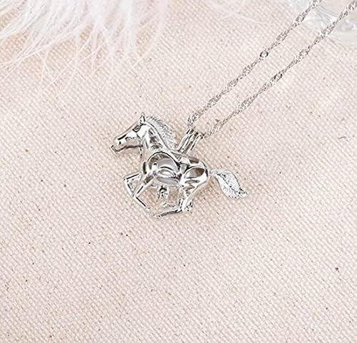 CrownOfRibbons Silver Horse Necklace, in a Jewellery Gift Bag - Image 4