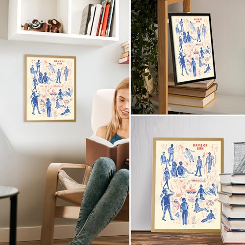 Affiche d'art Riso Days of Sun Wallbuddy 30x40 cm - 4