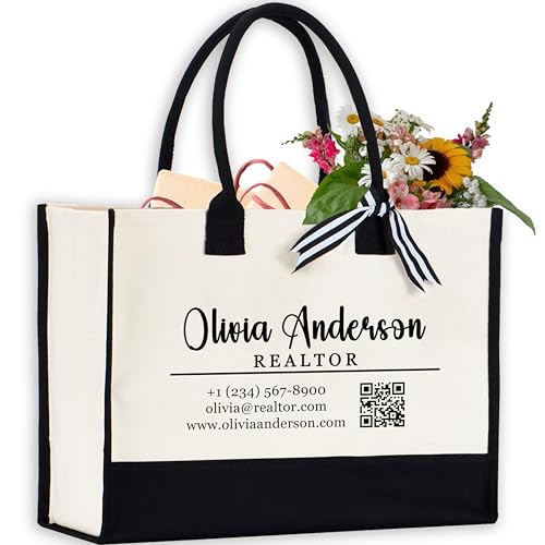 Bolsa Tote personalizada para negocios para mujer miniatura 4