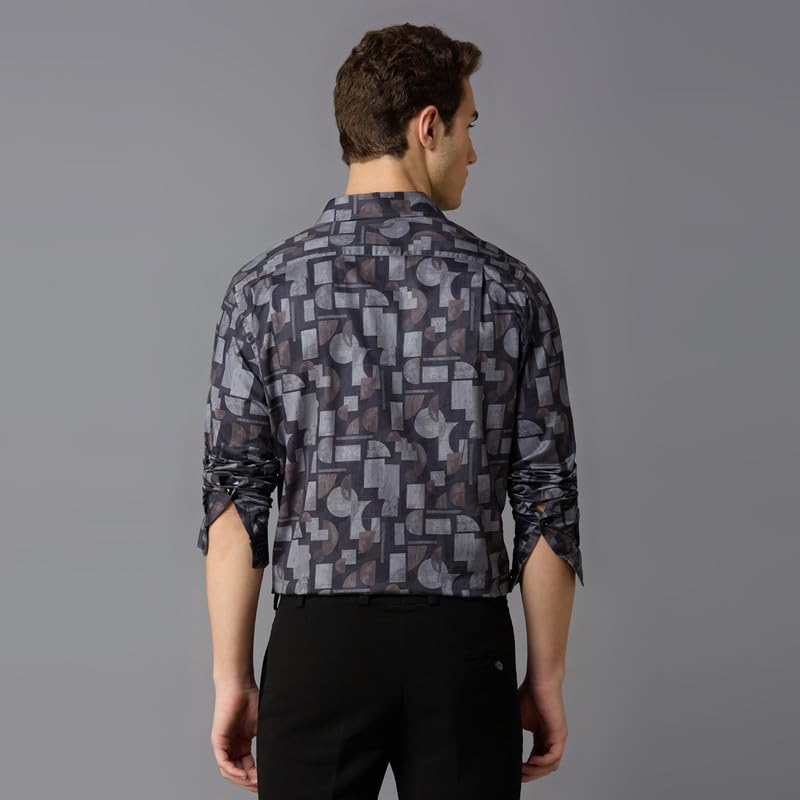 Image of MARK & ALBERT Men's Slim Fit Cotton Formal Shirt
