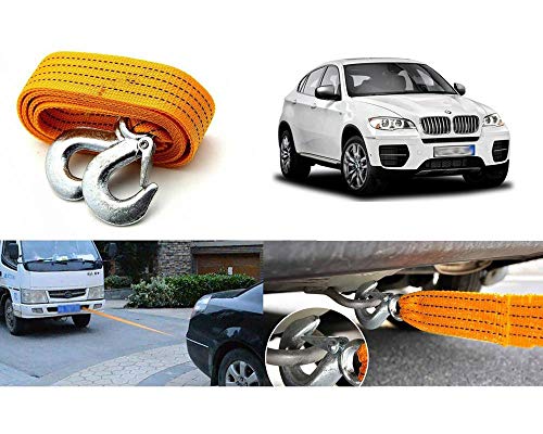 Auto Pearl Car Auto Towing Tow Cable Rope Heavy Duty 3 Ton 2.65Mtr for - BMW X5