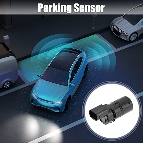 X AUTOHAUX 1pcs PDC Parking Assist Sensor YDB500300PMA for Jaguar X Type, Black, 2.44''x1.18''x0.91'' - Image 3