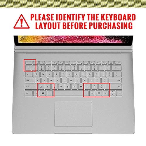 Protector de teclado de silicona para Surface Laptop y Book miniatura 6