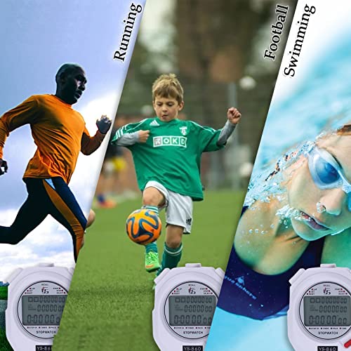 Chronomètre avec Sifflet,Chronometre Professionnel 60 Mémoire avec Fonction Muet et pour Sport – Image 6