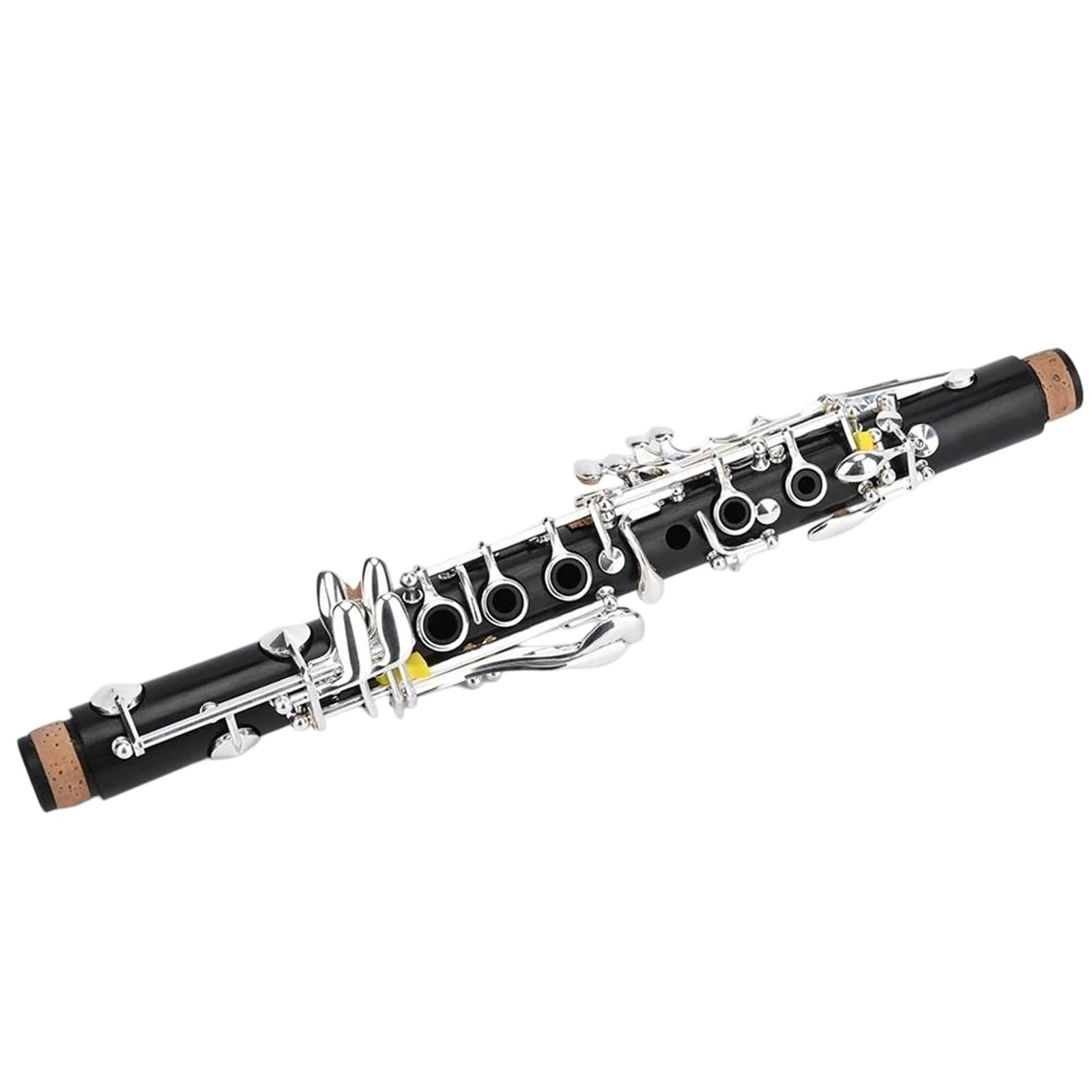 Clarinete Eb Ébano Plateado 17 Instrumentos Musicales De Madera Clave