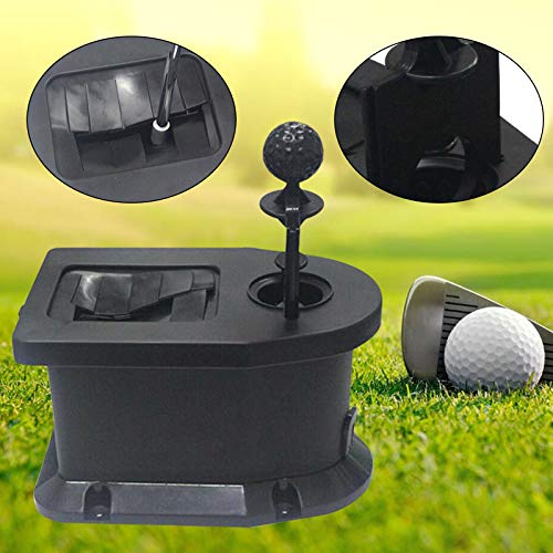 NaMaSyo-Golf-Club-Washer-Carro-de-golf-portatil-de-plastico-duro-negro-y-limpiador-de-pelotas-para-carro-de-golf