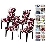 Juego de 4 fundas para sillas de comedor,4 unidades)