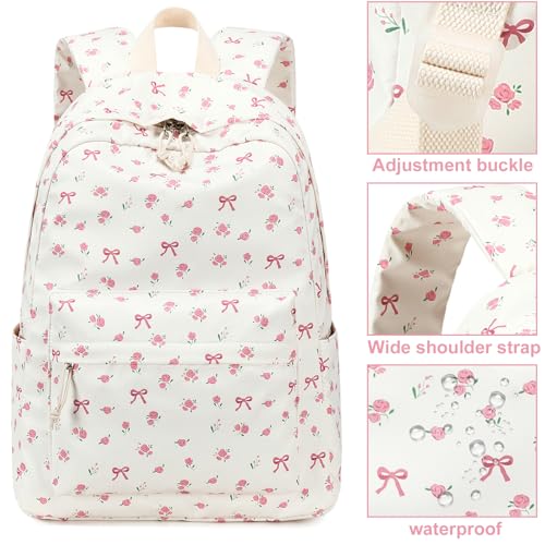 Image of LOIDOU Backpack for Girls School Backpacks Bookbags for Elementary Middle School Women Laptop Backpacks (conquette, L-17)