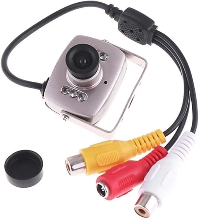 TVNYRVZA Small CCTV Camera 940nm Night Vision Infrared Analog Security Camera(NTSC)