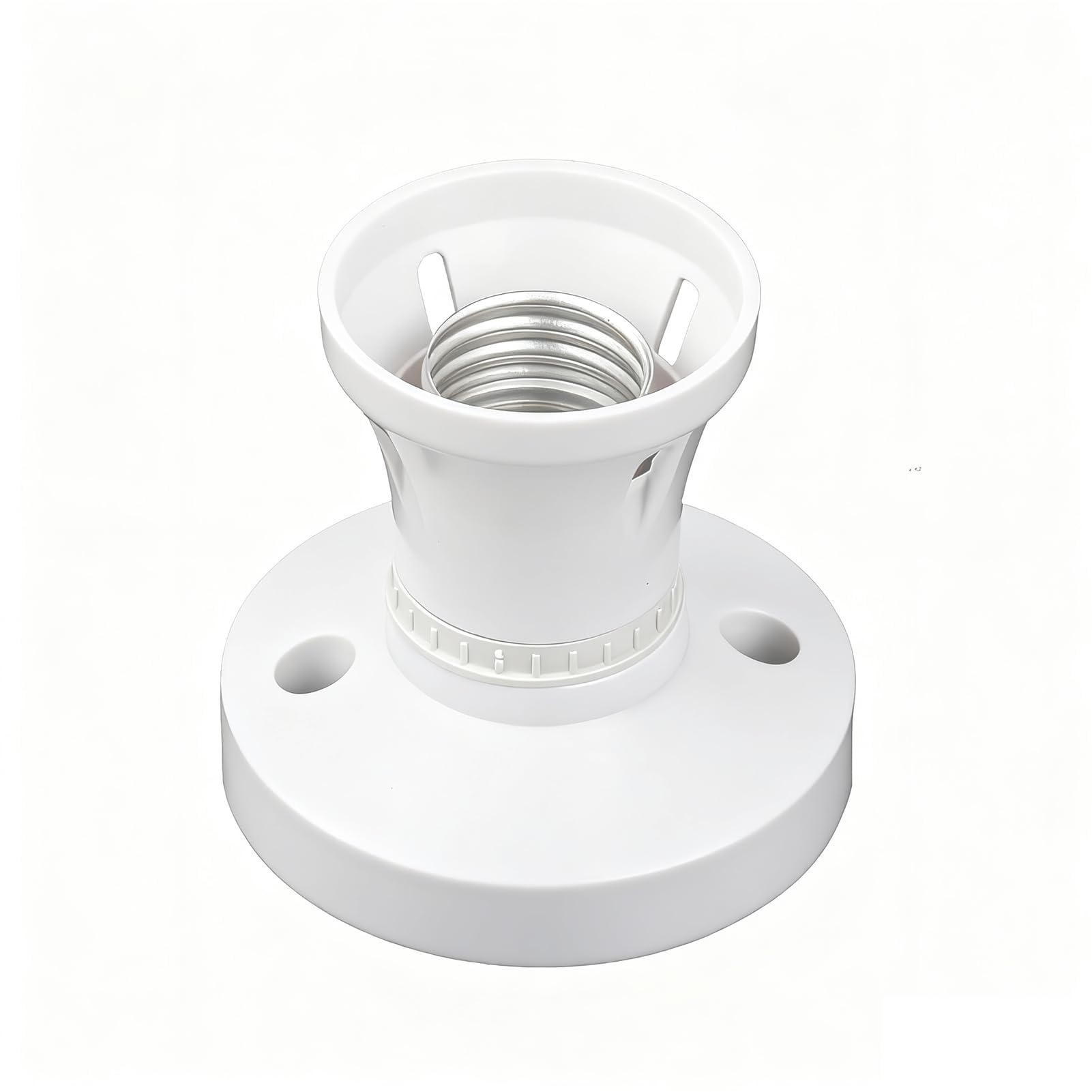 E27 Lamp Holder E27 Light Bulb Base Socket Converter Light Bulb Holder Ceiling Lights Fittings Edison Screw Bulbs Base Wall Adapter for Ceiling Pendant in Kitchen Living Room Bedroom Dinning Room