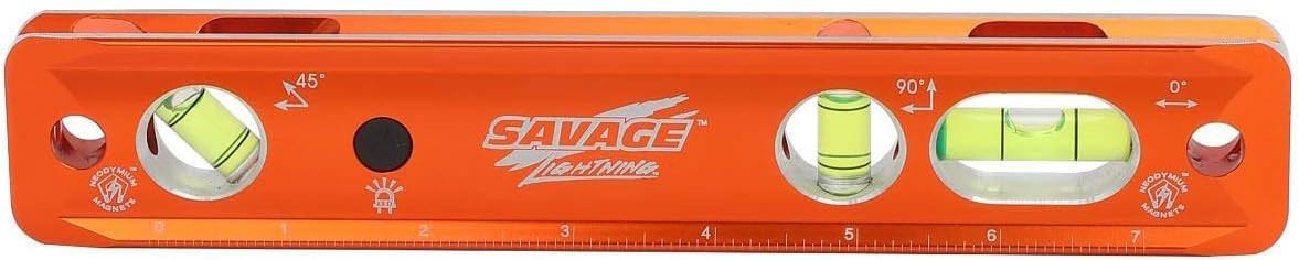 Savage Aluminum Torpedo Level - Orange -11
