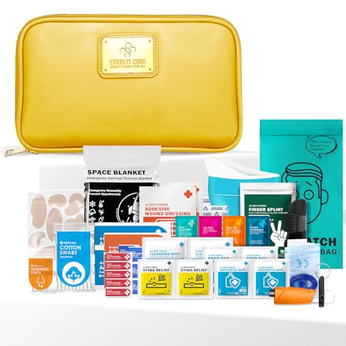 Kit de primeros auxilios para automóvil con rompeventanas de emergencia y bolsa de orina