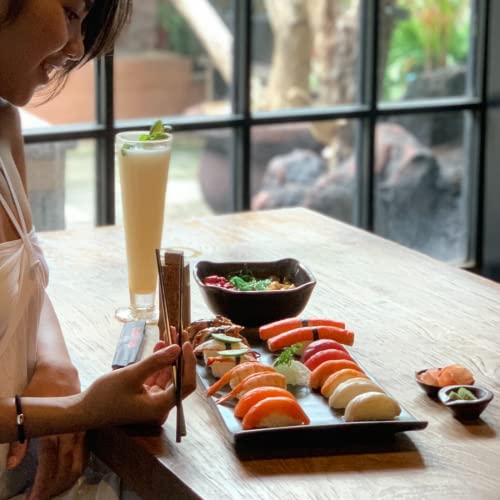 Kit de fabricação de sushi, conjunto de rolos de sushi, kit completo para fazer sushi, com tapete de