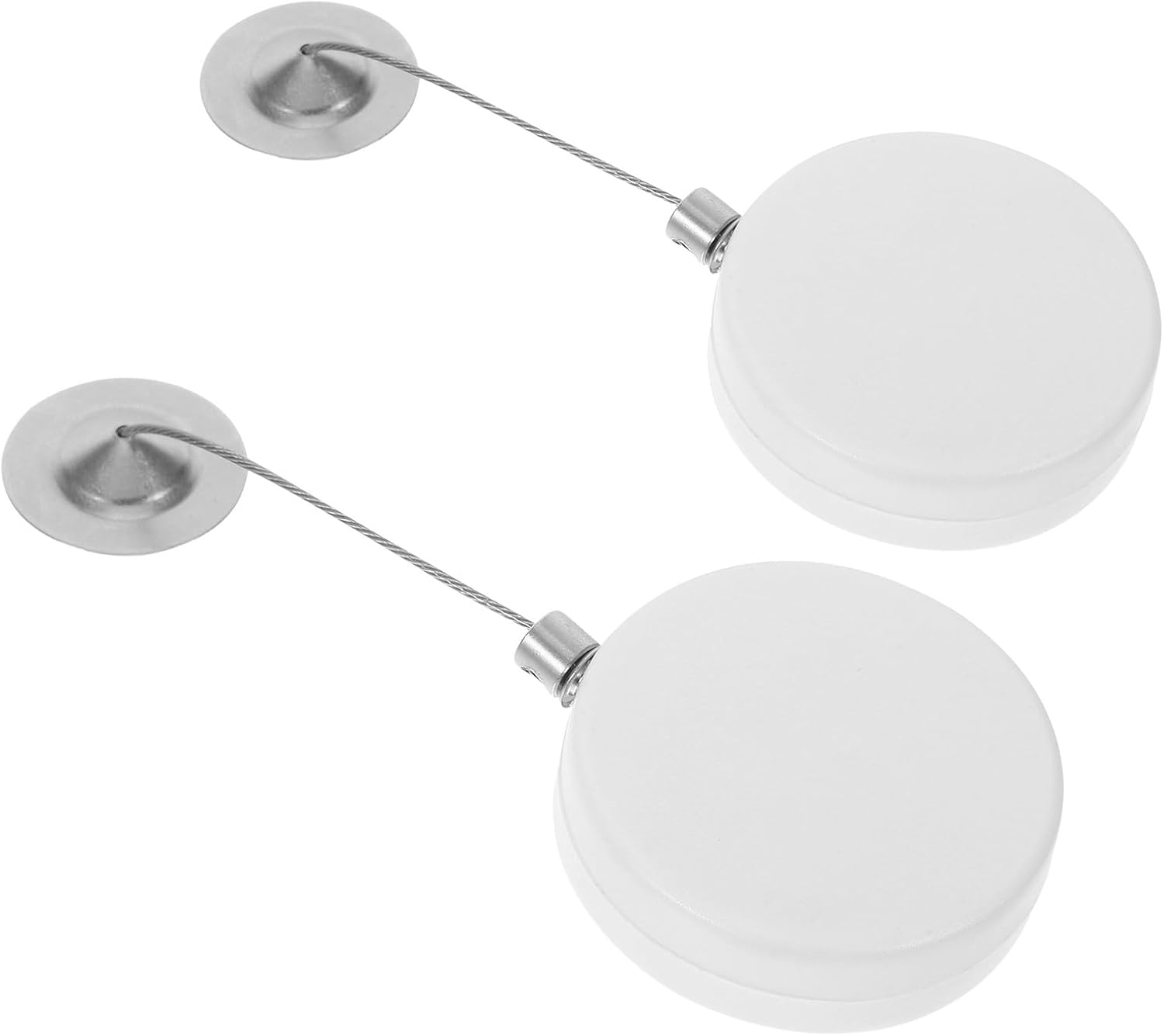 ORFOFE 2pcs Automatic Retractable Cable Lock with Steel Wire for Electronics Theft Easy Operation Durable and Secure Protection for Valuable Devices