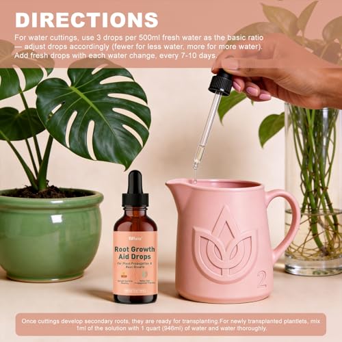 Root Drops - Hormona Líquida para Enraizamiento 4 oz miniatura 4