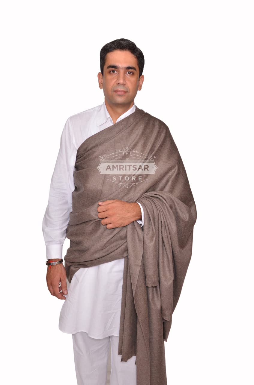 the amritsar store Dhariwal Wollen Textills Lohi No.170 Shawl For Men, Mens Shawl, Large Wool Shawl, soft shawl,Size 2.50x1.35 Meters Weight 810 Grams-picture-48