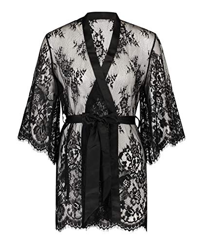 Hunkemöller Kimono Lace Isabelle - black - XS/S