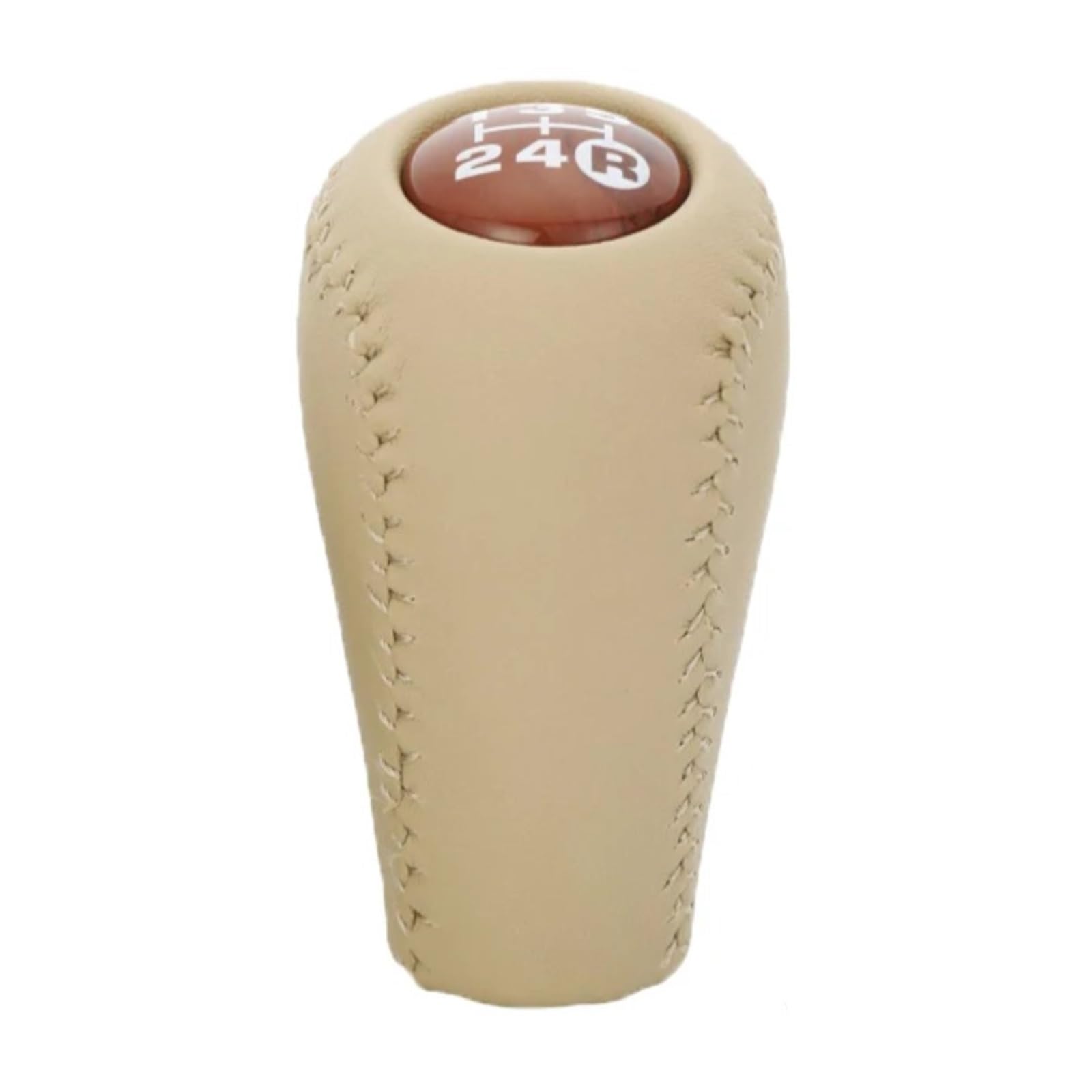 Mkgkacvcpt Beige-Wainut 5 Speed Sporty Gear Shifter Knob For Toyota Prado Lc120 For Land For Cruiser