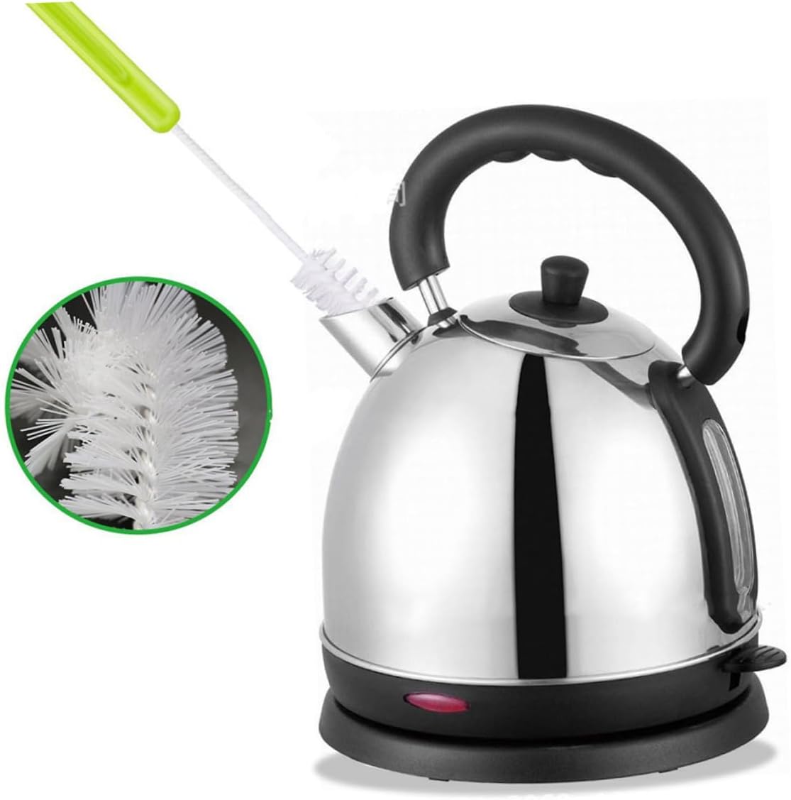 Gatuida 2sets Handle Bottle Cleaning Brush Cup Water Bottle Cleaner Safe Scratch Design for Hard Reach Areas Light Green