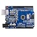Kuman UNO R3 Board ATmega328P with USB Cable for Arduino - Compatible With Arduino UNO R3 Mega 2560 Nano Robot for Arduino IDE AVR MCU Learner K53, Blue