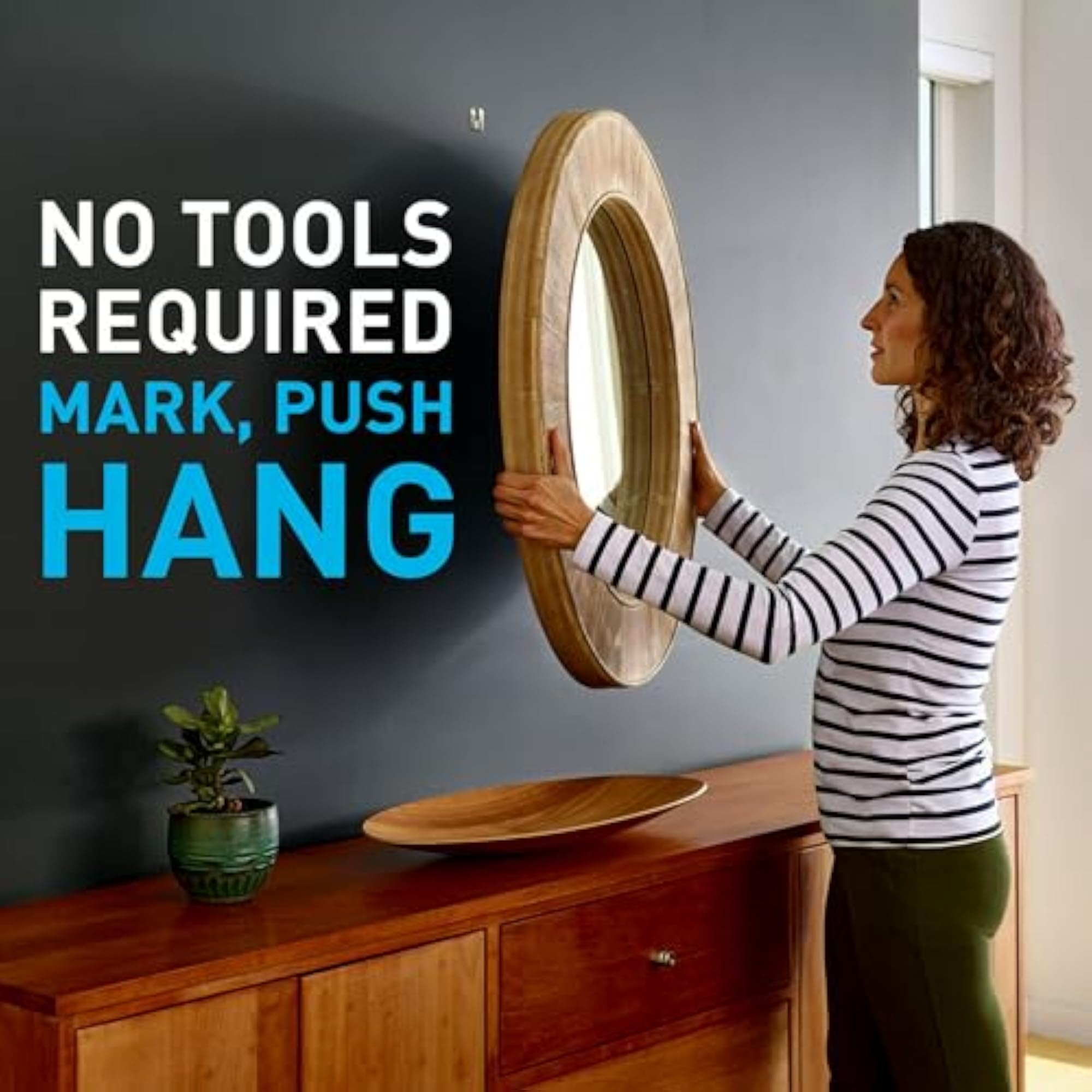 15 lb. Drywall Picture Hanger with Spot Markers