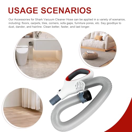 Image of Vacuum Replacement Part Hosehandle for Shark Rotator Professional Lift-Away Shark Vacuum Accessories Fit for Models NV500, NV501, NV502, NV503, NV504, NV505, NV510, NV552, UV560