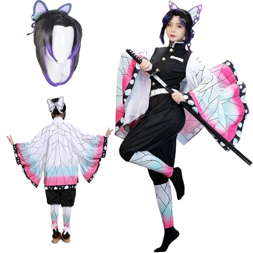 鬼滅の刃 コスプレ衣装 胡蝶 しのぶ 140cm髪飾り+カナフ120cm髪飾り 胡蝶しのぶ（こちょうしのぶ） コスプレ衣装 【鬼滅の刃