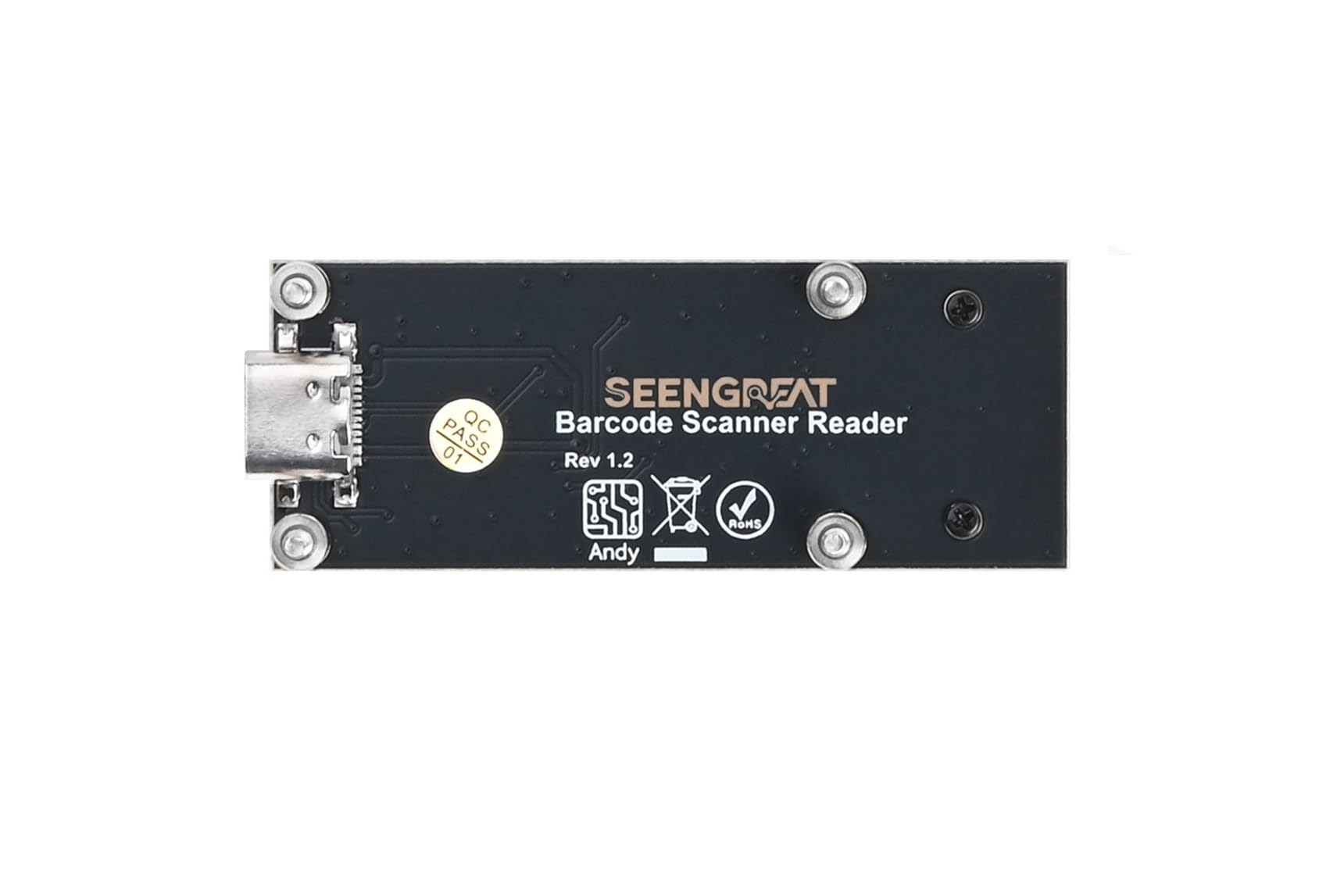 Embedded 1D 2D Barcode Scanner Module, QR Code Reader with USB Type-C & TTL UART Interface, Fast Decoding on Screen & Paper, for Arduino Raspberry Pi POS Kiosk ATM Integration - Image 3