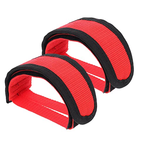 Bandes de repose-pieds en nylon Toddmomy et muselière résistante pour vélo enfant