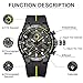 Affute Relojes para Hombre Reloj cronógrafo Impermeable Deportivo con Correa de Silicona Imagen de Affute Relojes para Hombre Reloj cronógrafo Impermeable Deportivo con Correa de Silicona
