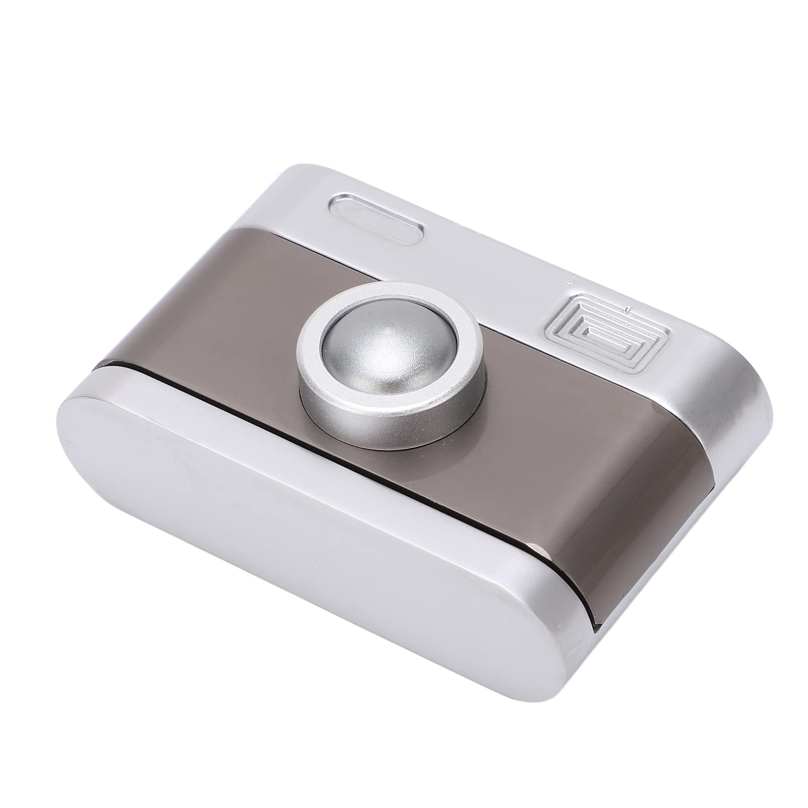 Generic ADHD Push Slider Zabawka dla Dorosłych Metalowa Prasa Kliknij Stress Relief Slider Zabawka, Przenośna łagodząca Lęki w Kształcie Kamery dla Pracowników Biurowych, 2,1 X 1,4 X 0,6 Cala