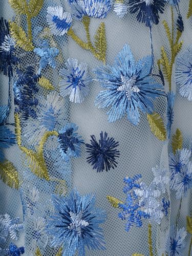 Adrianna Papell Women's Floral Embroidery Midi Dress3