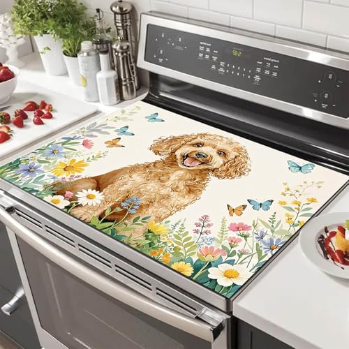 Image of HOMETITUTE Spring Stove Top Cover 28x20 Dog Heat Resistant Protector Mat