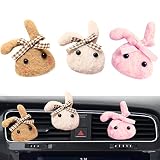 Air Vent Clips Car Accessories, Colomix Handmade Cute Car Air Fresheners, Rabbit Car Interior Decora