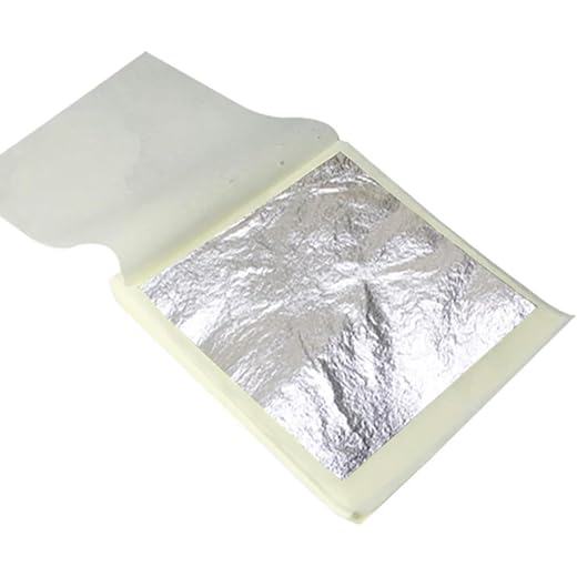 Edible Silver Leaf Varakh 15 Leaves